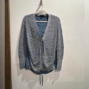 Banana Republic blue cotton blend cardigan size XS